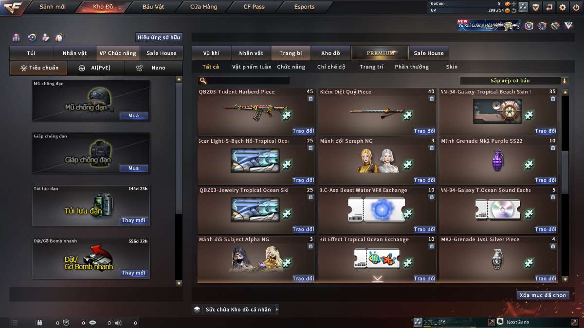 shop acc cf uy tin gia re